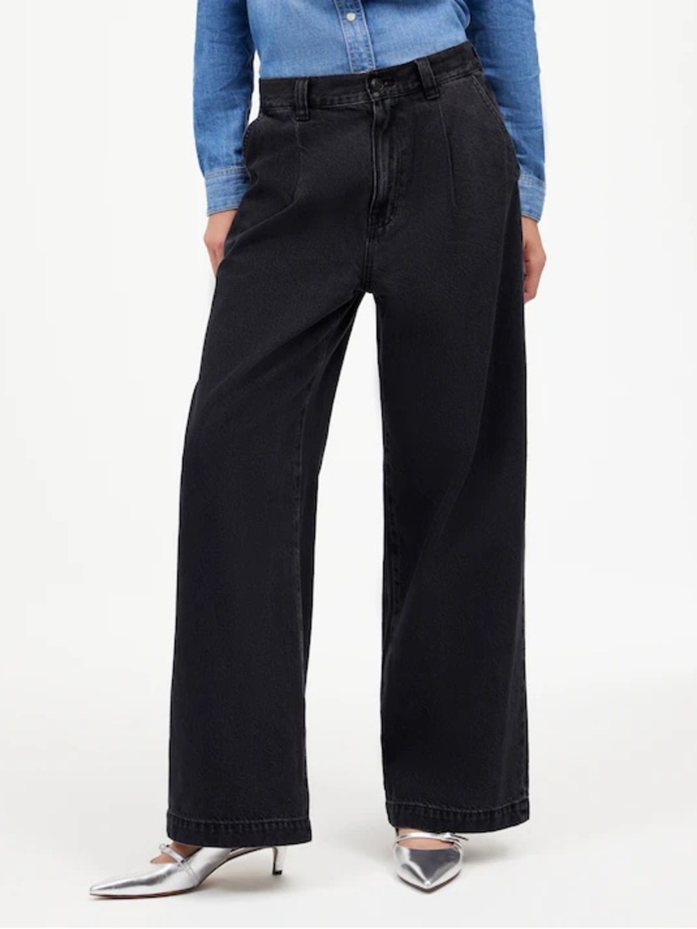 Madewell The Harlow Wide-Leg Jean: Airy Denim Edition Size 29